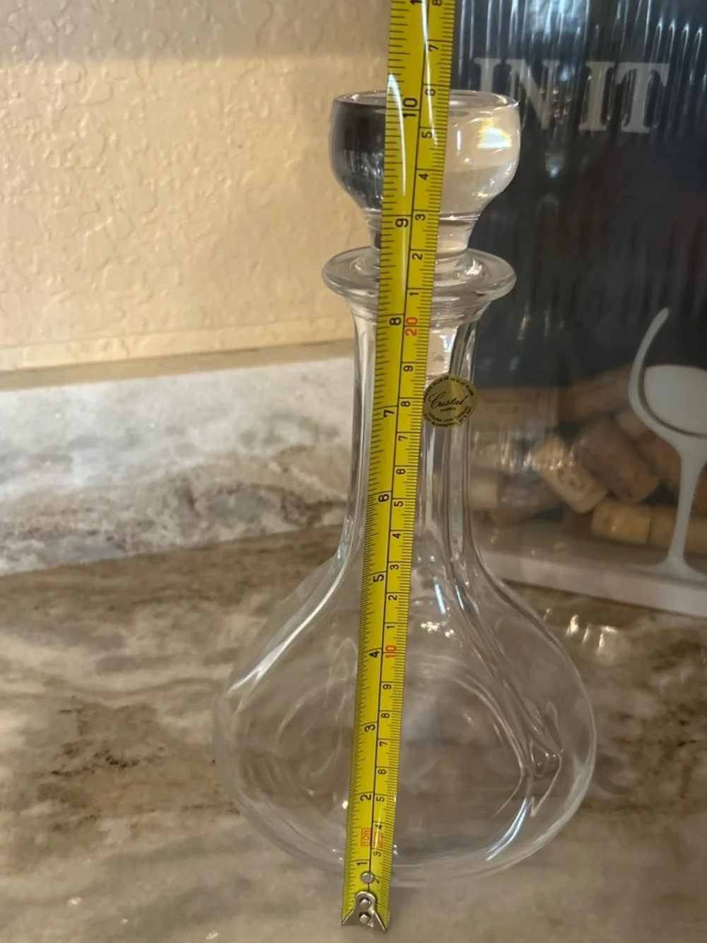 Clear Glass Decanter with Stopper - Home Accents